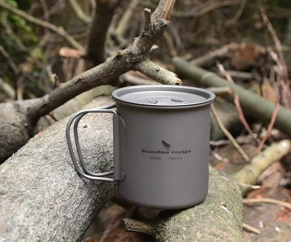 Boundless Voyage Outdoor Titanium Mug