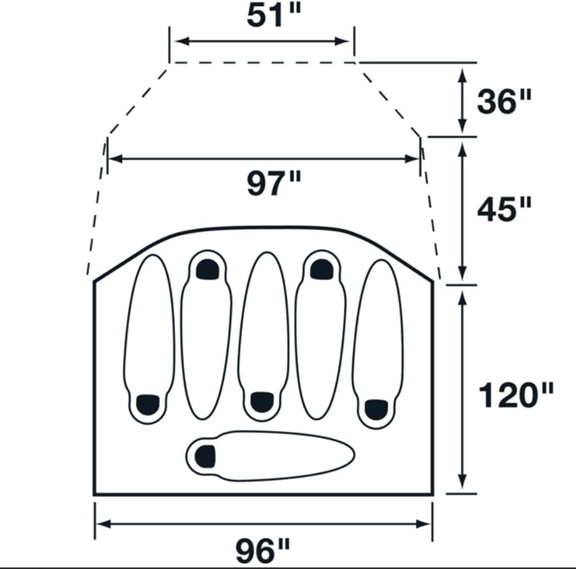 THE NORTH FACE Wawona 6 Tent specs