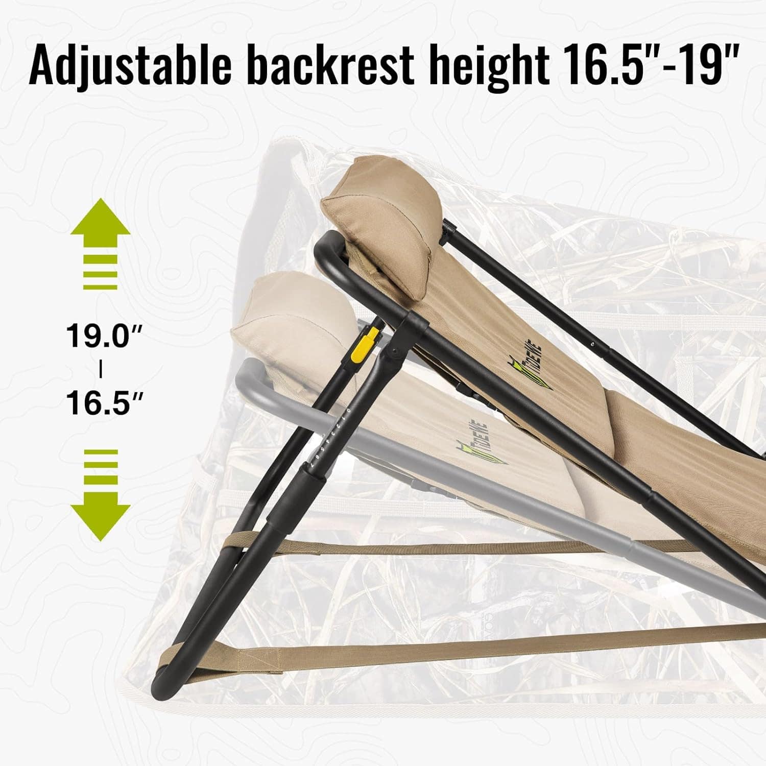  TIDEWE Layout Hunting Blind with Shoulder Straps, Adjustable Height