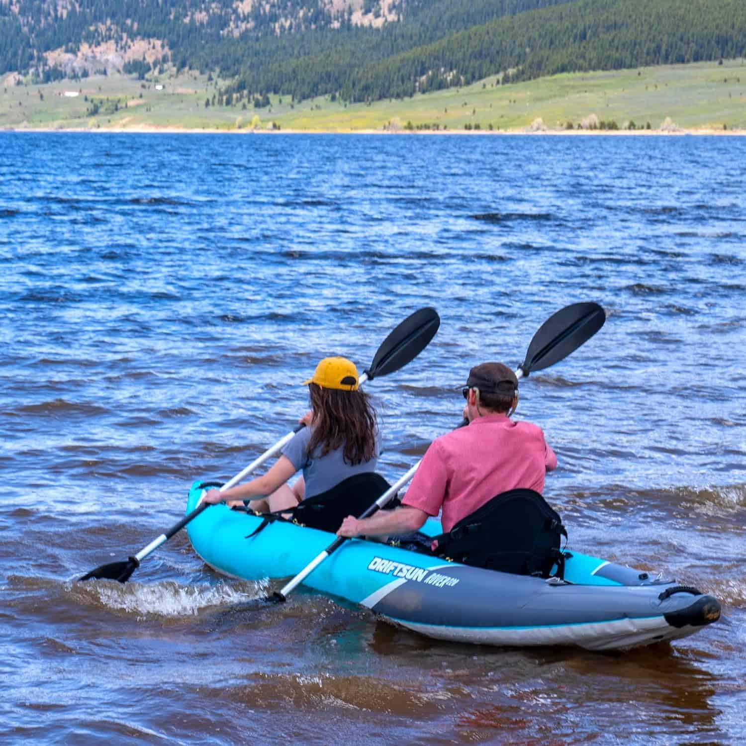 Driftsun Rover Inflatable Kayak with two people