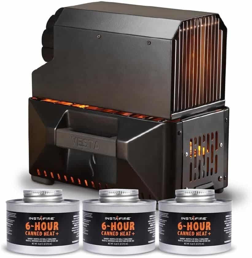 Vesta Camping Heater & Stove with canned heat