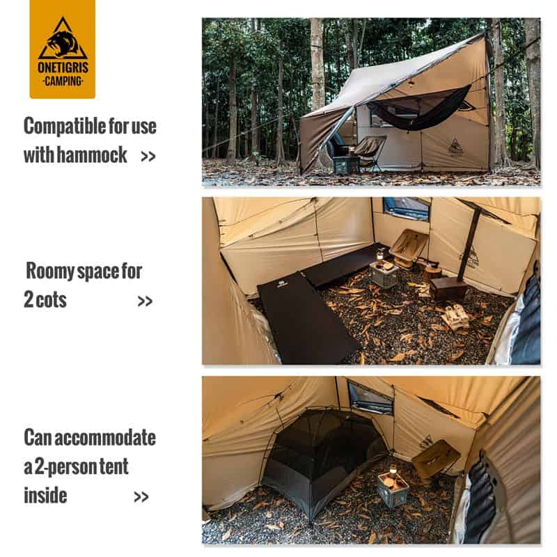 OneTigris COSHZACK Hot Tent spacious