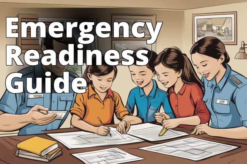 The featured image should depict a family creating an emergency plan together