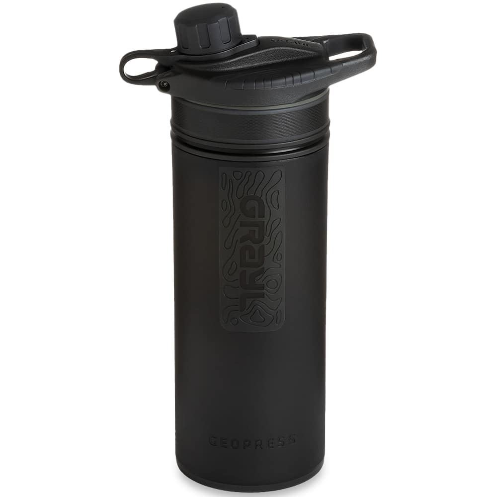 black geopress portable purifier covert black